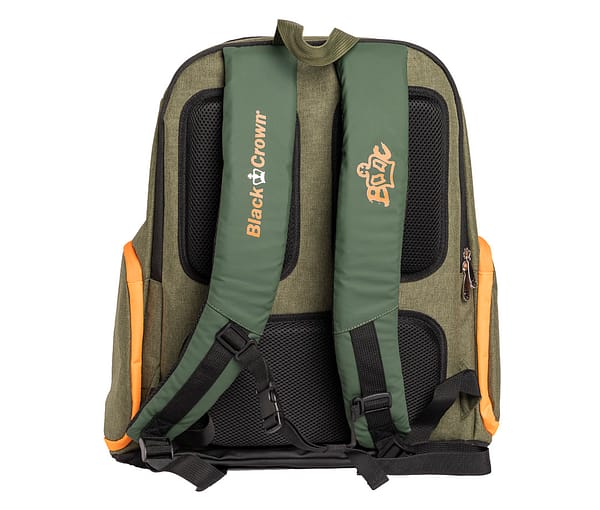 Black Crown Planet Backpack Green-Orange - Image 3