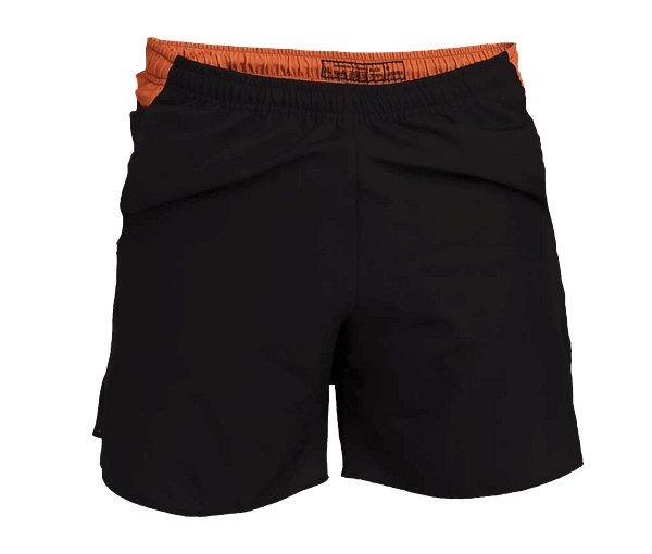 Black Crown Rodas Shorts Μάυρο-Πορτοκαλί