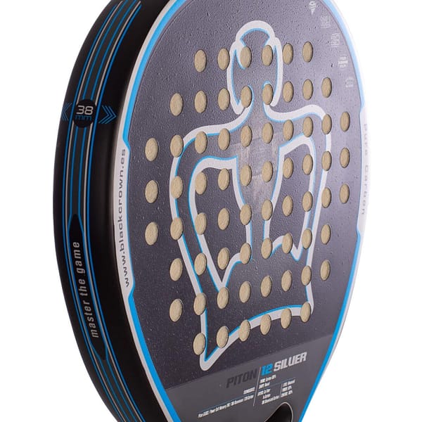Black Crown Piton 12 Silver Ρακέτα Padel - Image 6