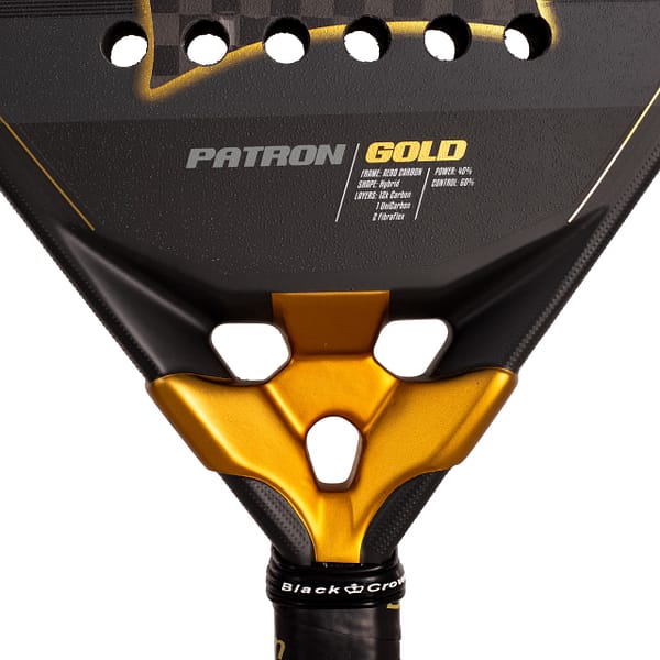 Black Crown Patron Gold Ρακέτα Padel - Image 5