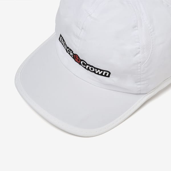 Black Crown Cap Hat Άσπρο - Image 3
