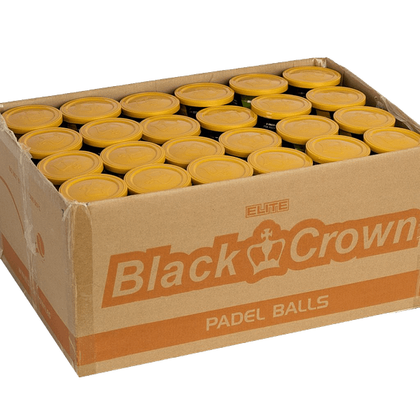 Black Crown Elite Padel Ball Κούτα με 24 κουτάκια